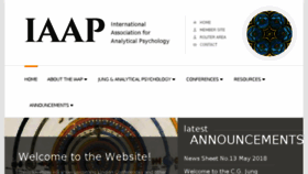 What Iaap.org website looked like in 2018 (5 years ago)