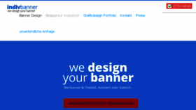 What Indivbanner.com website looked like in 2018 (5 years ago)