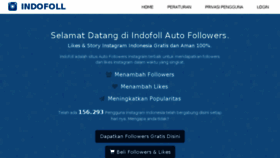 What Indofoll.com website looked like in 2018 (5 years ago)