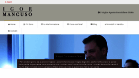 What Igormancuso.com website looked like in 2018 (5 years ago)