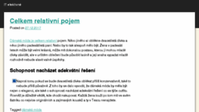 What Itefektivne.cz website looked like in 2018 (5 years ago)