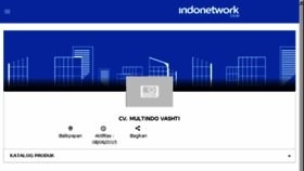 What Indovashti.co.id website looked like in 2018 (5 years ago)