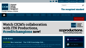 What Icm.org.uk website looked like in 2018 (5 years ago)