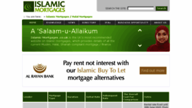What Islamicmortgages.co.uk website looked like in 2018 (5 years ago)