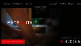 What Italiangeniusacademy.com website looked like in 2018 (5 years ago)