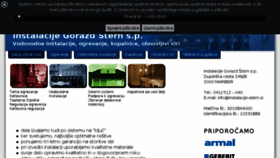 What Instalacije-stern.si website looked like in 2018 (5 years ago)