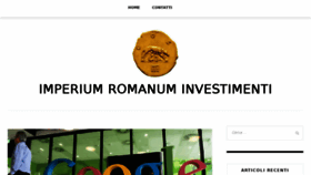 What Imperium-romanum.it website looked like in 2018 (5 years ago)