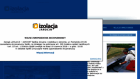 What Izolacja-jarocin.pl website looked like in 2018 (5 years ago)