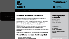 What It-neubauer.de website looked like in 2018 (5 years ago)