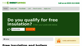 What Insulationgrants.info website looked like in 2018 (5 years ago)