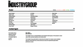 What Industrymusicgroup.co.uk website looked like in 2018 (5 years ago)