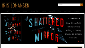 What Irisjohansen.com website looked like in 2018 (5 years ago)