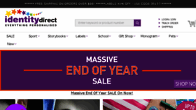 What Identitydirect.com.au website looked like in 2018 (5 years ago)
