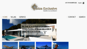 What Ibiza-exclusive-villas.com website looked like in 2018 (5 years ago)