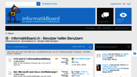 What Informatikboard.com website looked like in 2018 (5 years ago)