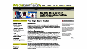 What Imediacommerce.com website looked like in 2018 (5 years ago)
