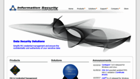 What Infoseccorp.com website looked like in 2018 (5 years ago)