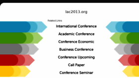 What Iac2013.org website looked like in 2018 (5 years ago)