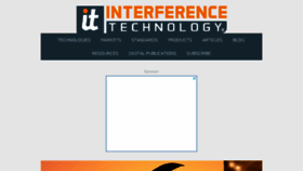 What Interferencetechnology.com website looked like in 2018 (5 years ago)
