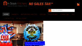 What Instockkitchens.com website looked like in 2018 (5 years ago)