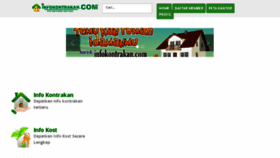 What Infokontrakan.com website looked like in 2018 (5 years ago)