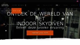 What Indoorskydive.com website looked like in 2018 (5 years ago)