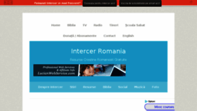 What Intercer.ro website looked like in 2018 (5 years ago)
