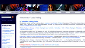 What Itjobstrading.com website looked like in 2018 (5 years ago)
