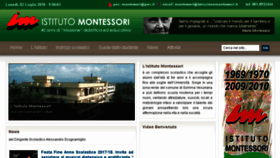 What Istruzionemontessori.it website looked like in 2018 (5 years ago)