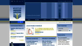 What Innovacio.hu website looked like in 2018 (5 years ago)