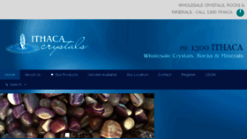 What Ithacacrystals.com.au website looked like in 2018 (5 years ago)
