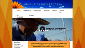 What Insightgardenprogram.org website looked like in 2018 (5 years ago)