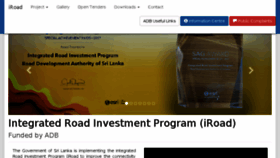 What Iroad.rda.gov.lk website looked like in 2018 (5 years ago)