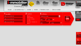 What I-mmobilier.com website looked like in 2018 (5 years ago)