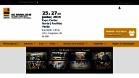 What Iscbrasil.com.br website looked like in 2018 (5 years ago)