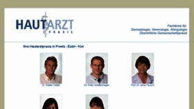 What Ihre-hautarztpraxis.de website looked like in 2018 (5 years ago)