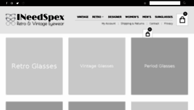 What Ineedspex.co.uk website looked like in 2018 (5 years ago)