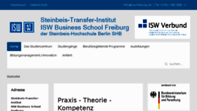 What Isw-freiburg.de website looked like in 2018 (5 years ago)