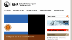 What Ips.edu.ar website looked like in 2018 (8 years ago)