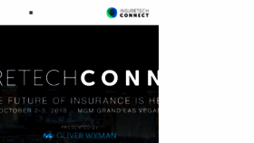 What Insuretechconnect.com website looked like in 2018 (5 years ago)