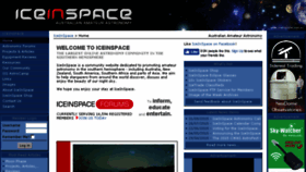 What Iceinspace.com.au website looked like in 2018 (5 years ago)