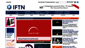 What Iftn.ie website looked like in 2018 (5 years ago)