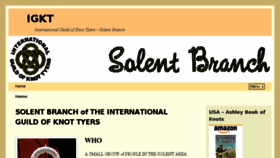 What Igkt-solent.co.uk website looked like in 2018 (5 years ago)