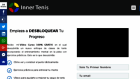 What Innertenis.com website looked like in 2018 (5 years ago)