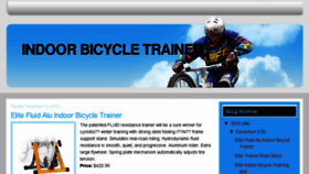 What Indoor-bicycletrainer.blogspot.com website looked like in 2018 (5 years ago)