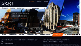 What Isartdigital.fr website looked like in 2018 (5 years ago)