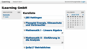 What Ilearning-online.de website looked like in 2018 (5 years ago)