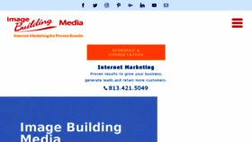 What Imagebuildingmedia.com website looked like in 2018 (5 years ago)
