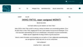 What Immopatio.be website looked like in 2018 (5 years ago)