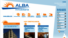 What Inmoalba.es website looked like in 2018 (5 years ago)